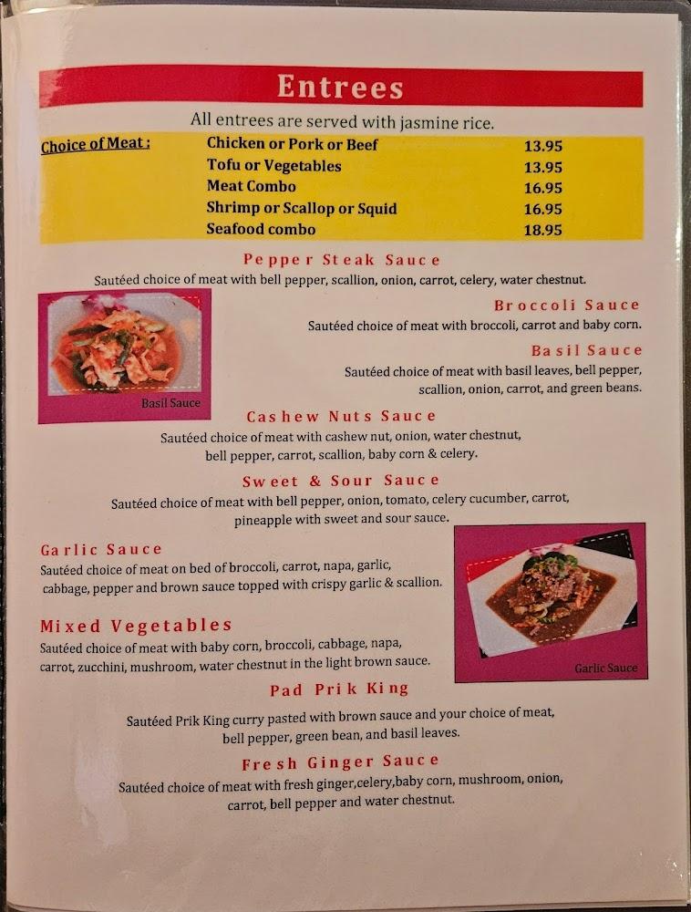 9 Bangkok Restaurant Menu image 4